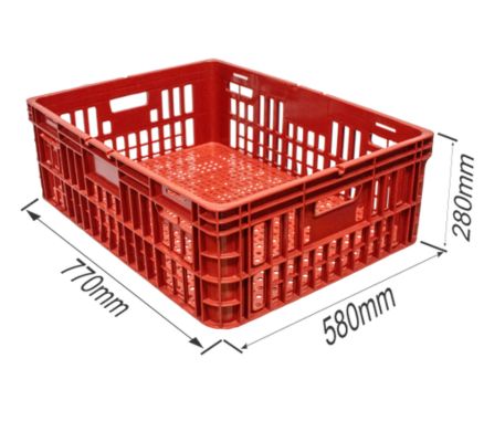 caixa maxicaixa plastica vazada hfg 100 cs medida