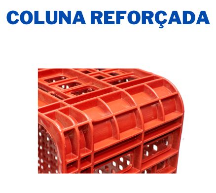 coluna caixa maxicaixa plastica vazada hfg 100 cs